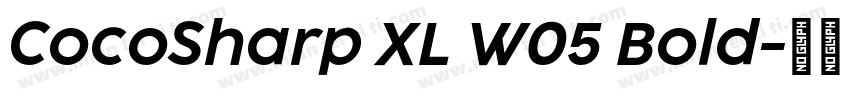 CocoSharp XL W05 Bold字体转换